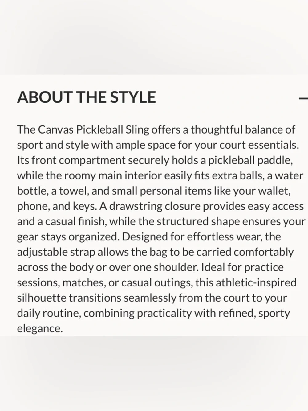 Dooney & Bourke Canvas And Leather Pickleball Sling Bag, Color Cream/Black - Picture 11 of 11